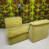 "1970s design armchair pair"