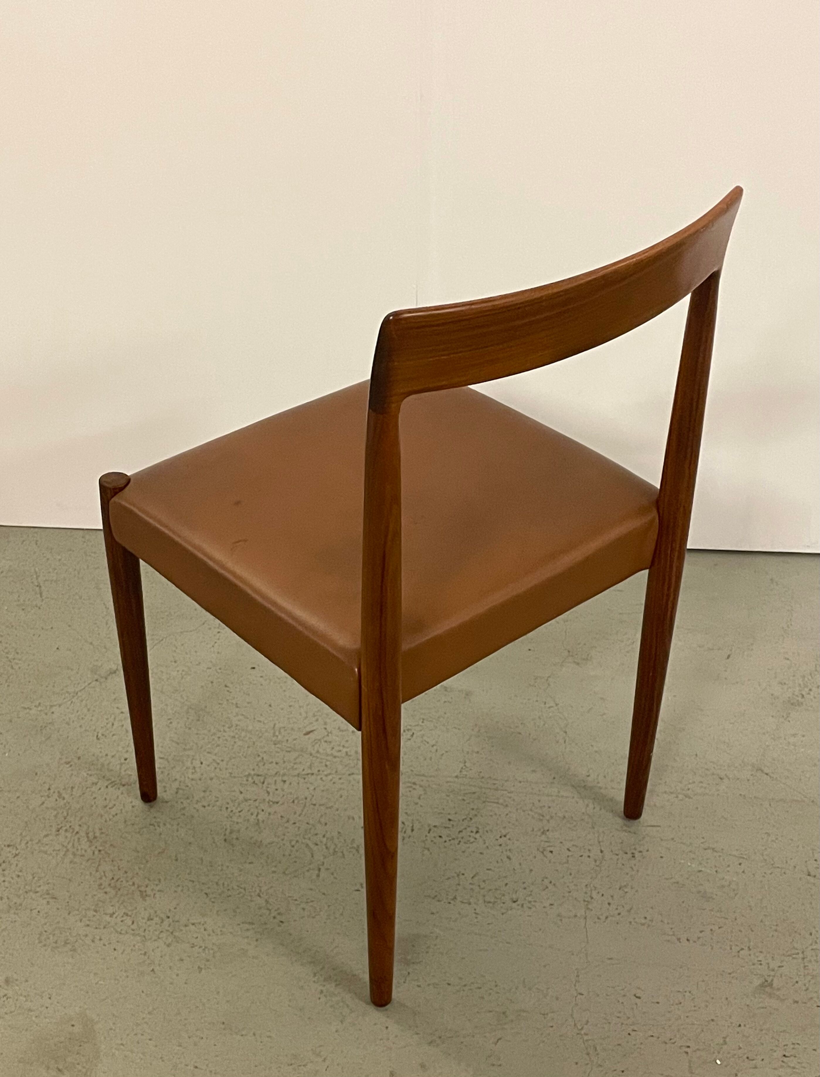 4x MidCentury Dining Chairs in Palisander