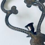 Pair of wall candle holders