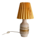 White and Gold Ceramic Table Lamp by Fratelli Fanciulacci, Italy 1970's