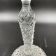 Pair of candlesticks, cut glass