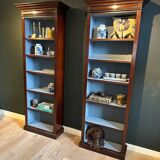 Set of 2 open bookcases