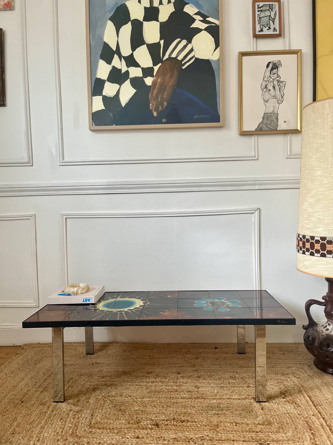 Ceramic coffee table signed BELARTI, 1960s