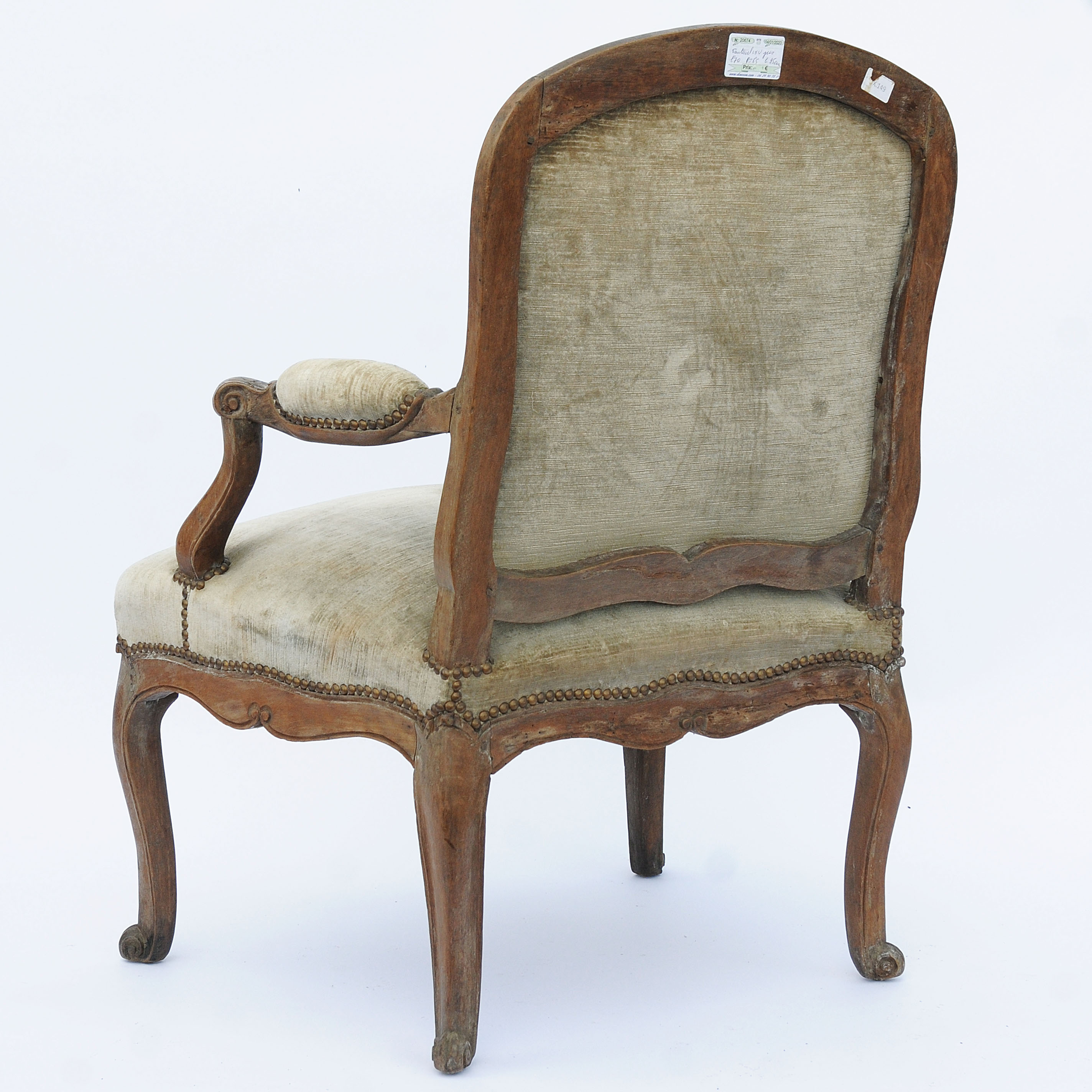 Louis XV-style convertible chair