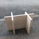 Table basse vintage travertin