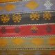 Kilim vintage fait main Sumak persan 70cm x 132cm (1940s)