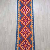 Handmade Persian Gashqaï corridor rug