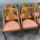 6 chaises gondole style Empire en bois, XXème siècle