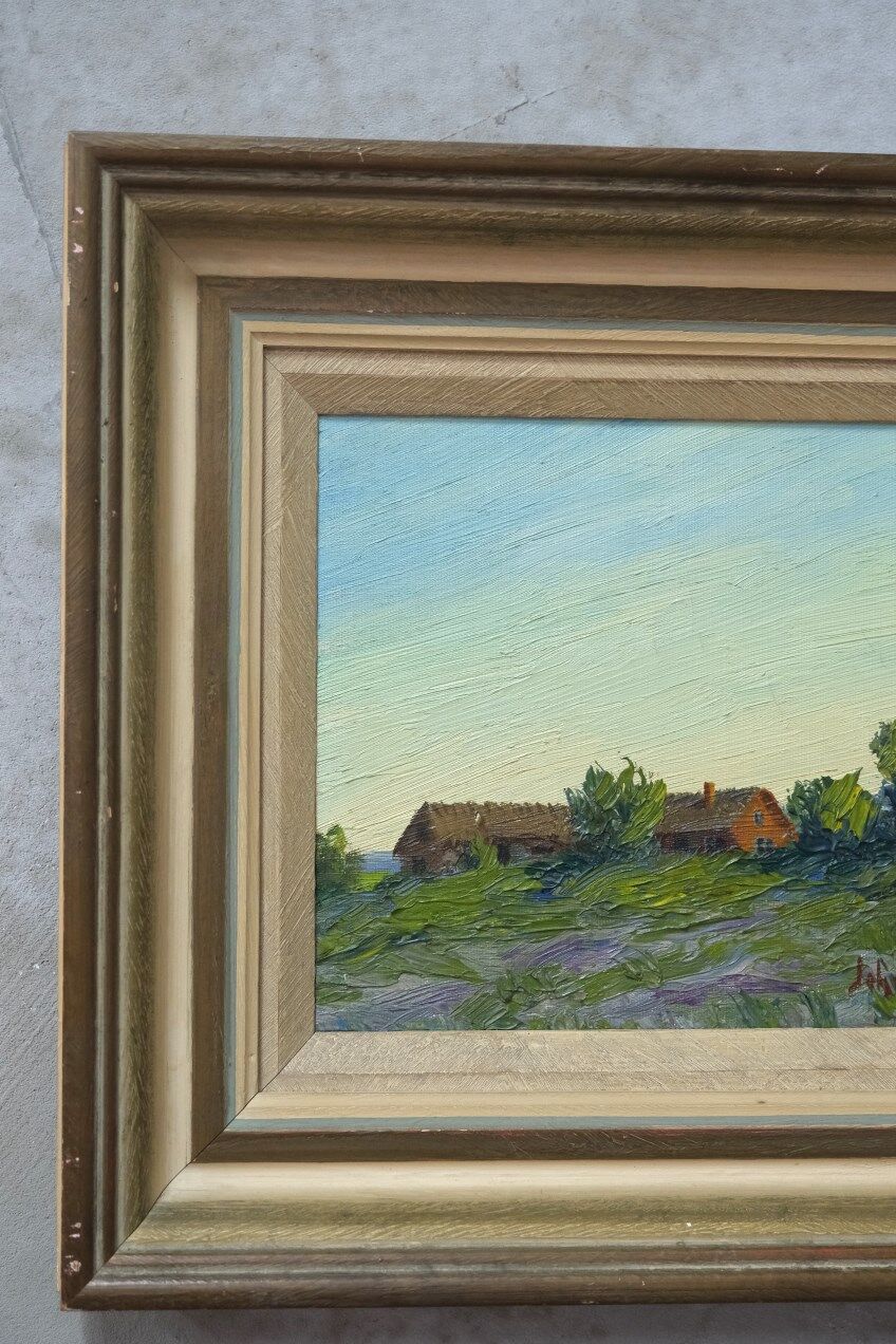 Johan Hilding Hägleby (1900-1981), Swedish Modern Painting, 1950, Oil on Canvas, Framed