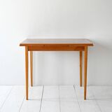 Vintage Scandinavian Teak and Oak Dining Table