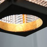 Vintage Italian Brass and Glass Lantern