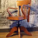 Fauteuil américain 1930 à vis