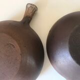 Lot de 6 coupes vintage grès par Roger Jacques
