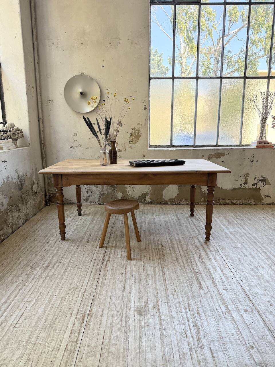 Walnut bistro farmhouse table 180cm