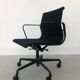 Aluminum black model EA 117 swivel chair by Charles & Ray Eames for Vitra