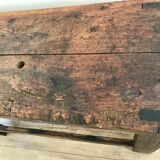 Old solid oak workbench