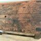 Old solid oak workbench