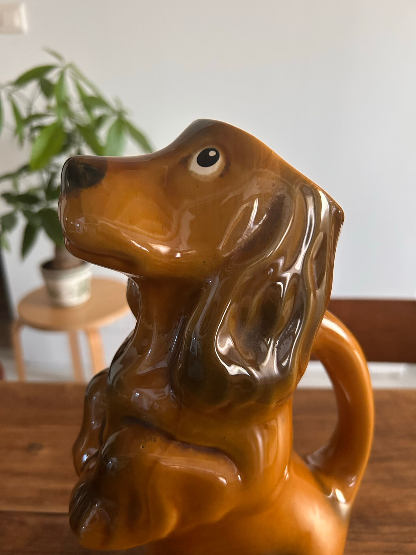 Ceramic dog jug 60's