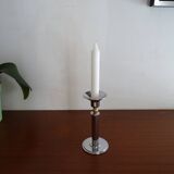 Silver and gold candle holder