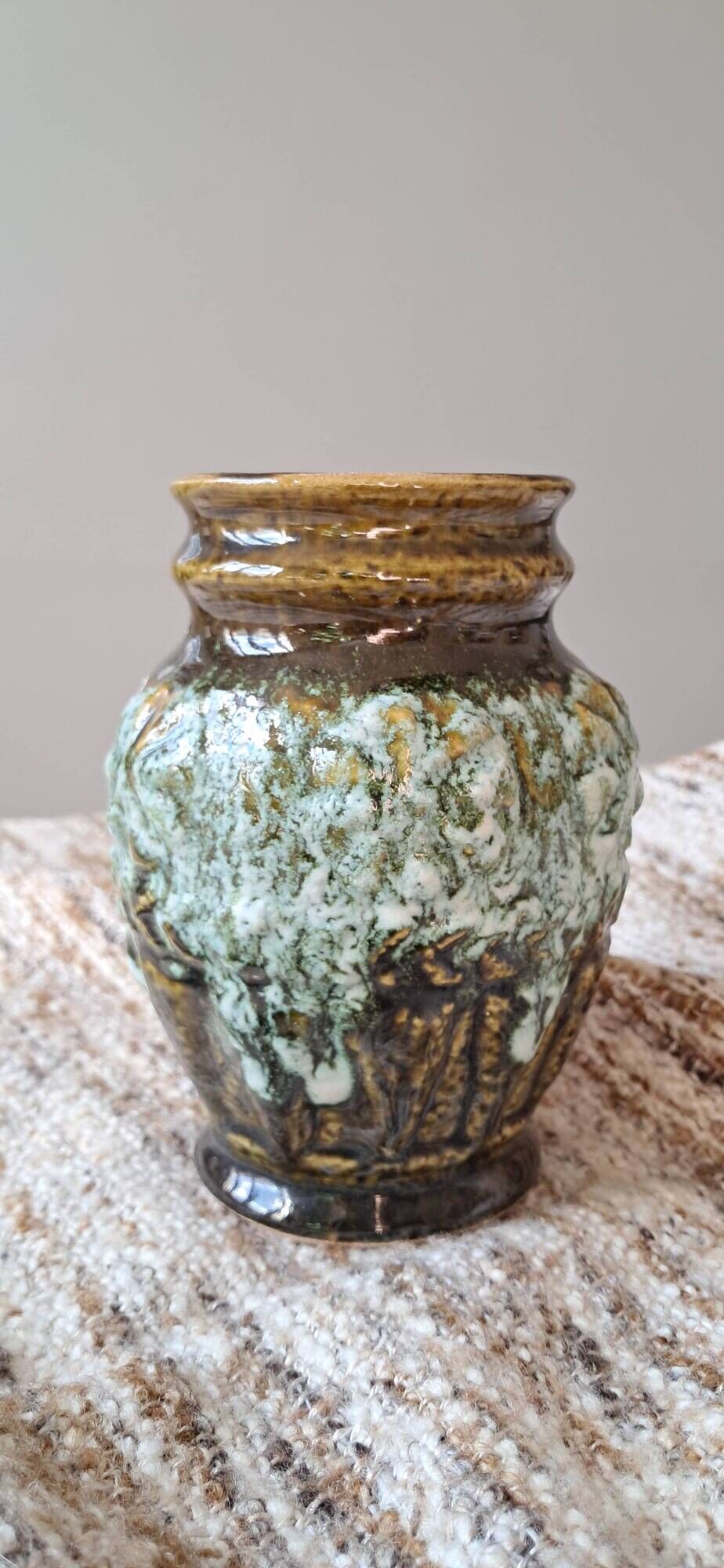 Fat Lava ceramic vase from the 1970s