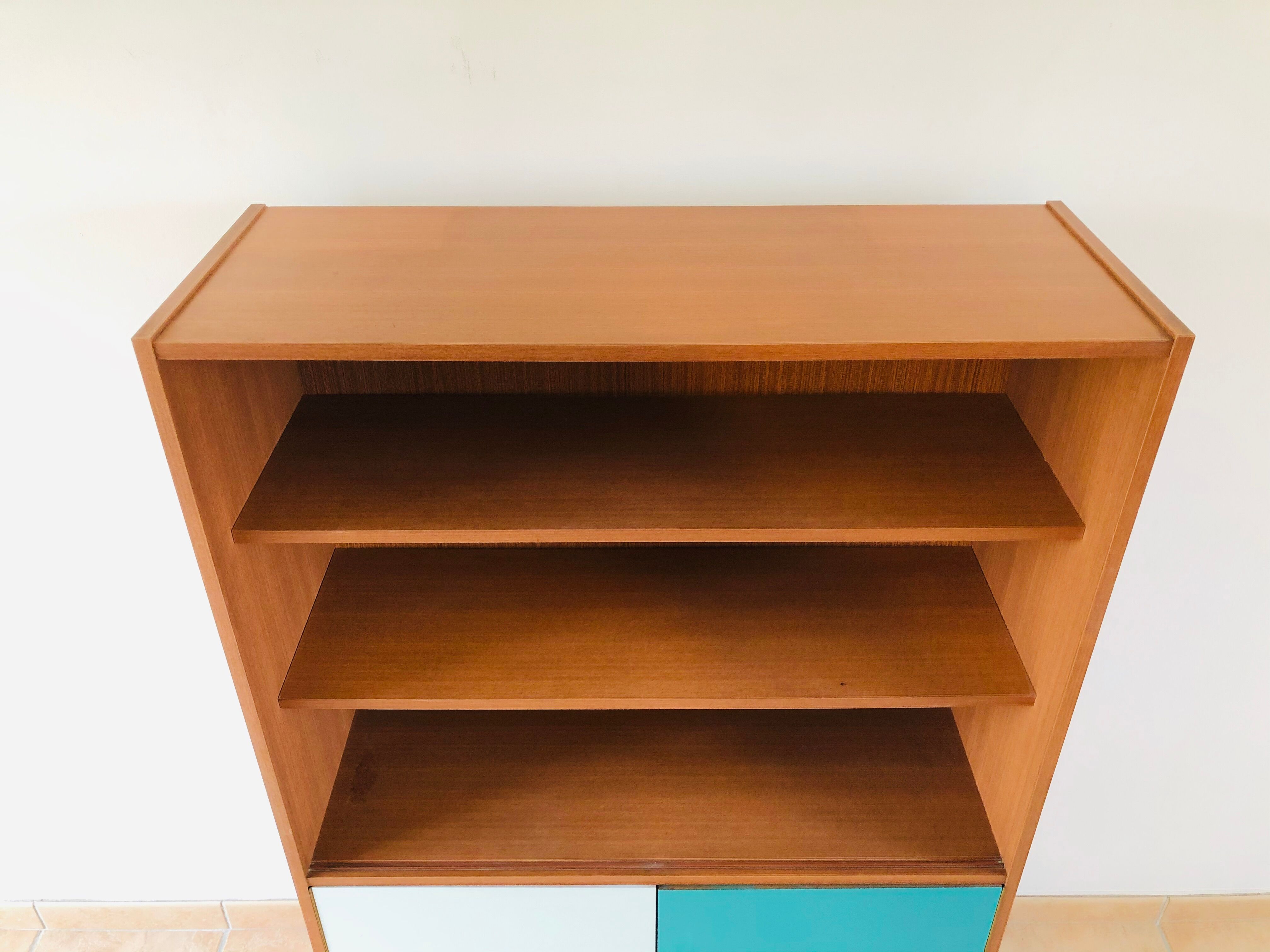 Vintage teak library 1970