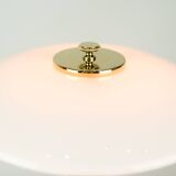 Lampe de table portable PH 2/1 en verre opale blanc par Poul Henningsen