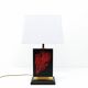 Maison Le Dauphin – “Caraïbes” lamp with gorgonia inclusion 1970-1980
