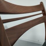 Lot of 6 vintage skai Scandinavian chairs 60s/70s