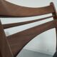 Lot of 6 vintage skai Scandinavian chairs 60s/70s