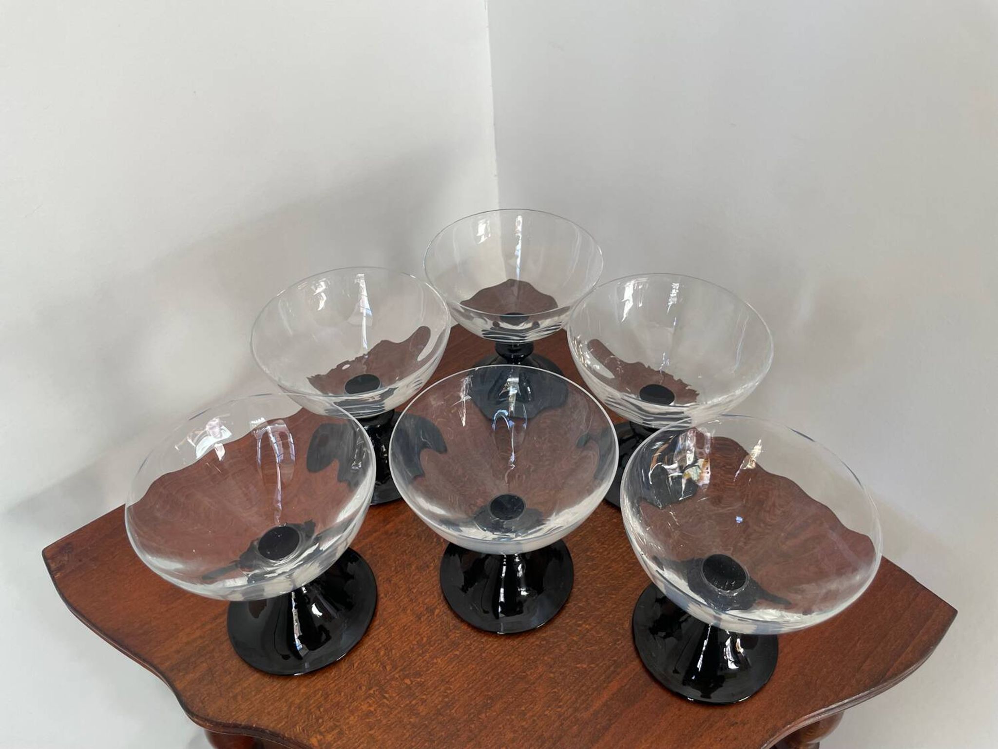 Lot de 12 coupes à dessert rétro