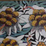 Oil on canvas "porcelain flowers"