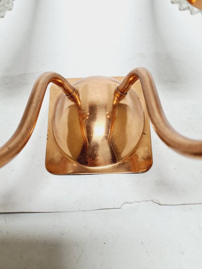 2-armed wall lamp from Elmet Zabrze, Poland, 1970s