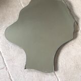 Free-form mirror signed Mathias 55x59cm