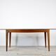 Midcentury extending table in afromosia by a. younger. vintage modern / retro