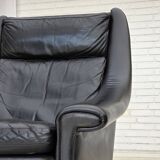 1960s, Danish highback armchair by Aage Christensen, furniture leather.