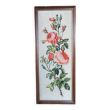 Flower canvas painting