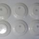 Terre de fer 6 assiettes plates Cyclamen