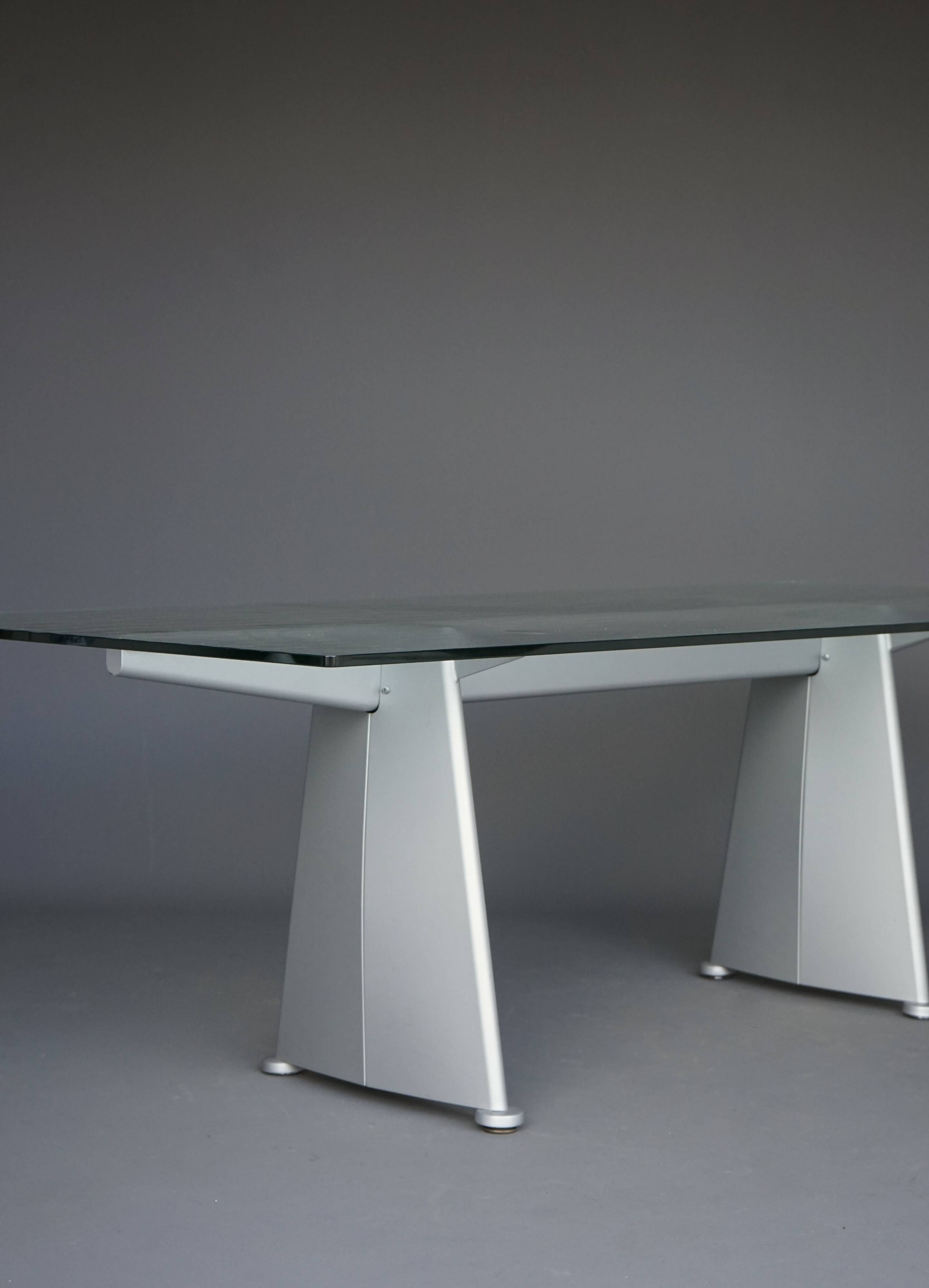 Jean Prouvé Trapèze Dining Table for Tecta, 1980s