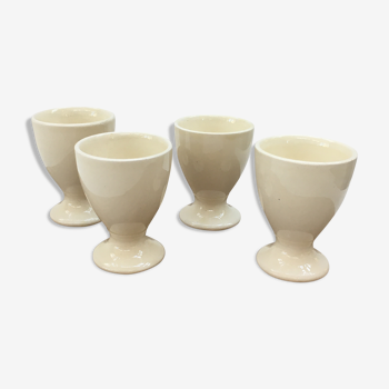 Series of four vintage ceramic coquetiers
