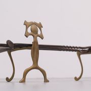 19 Century, Brass Fire Place Tools, Dutch