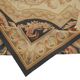Handmade European Vintage Aubusson Kilim 272 cm x 368 cm