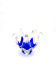 Cup Hospodka Chřibská Cristal Bohême Bleu Cobalt and Opaline Circa 60