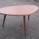 Table triangulaire en forme de rein de 1950/60