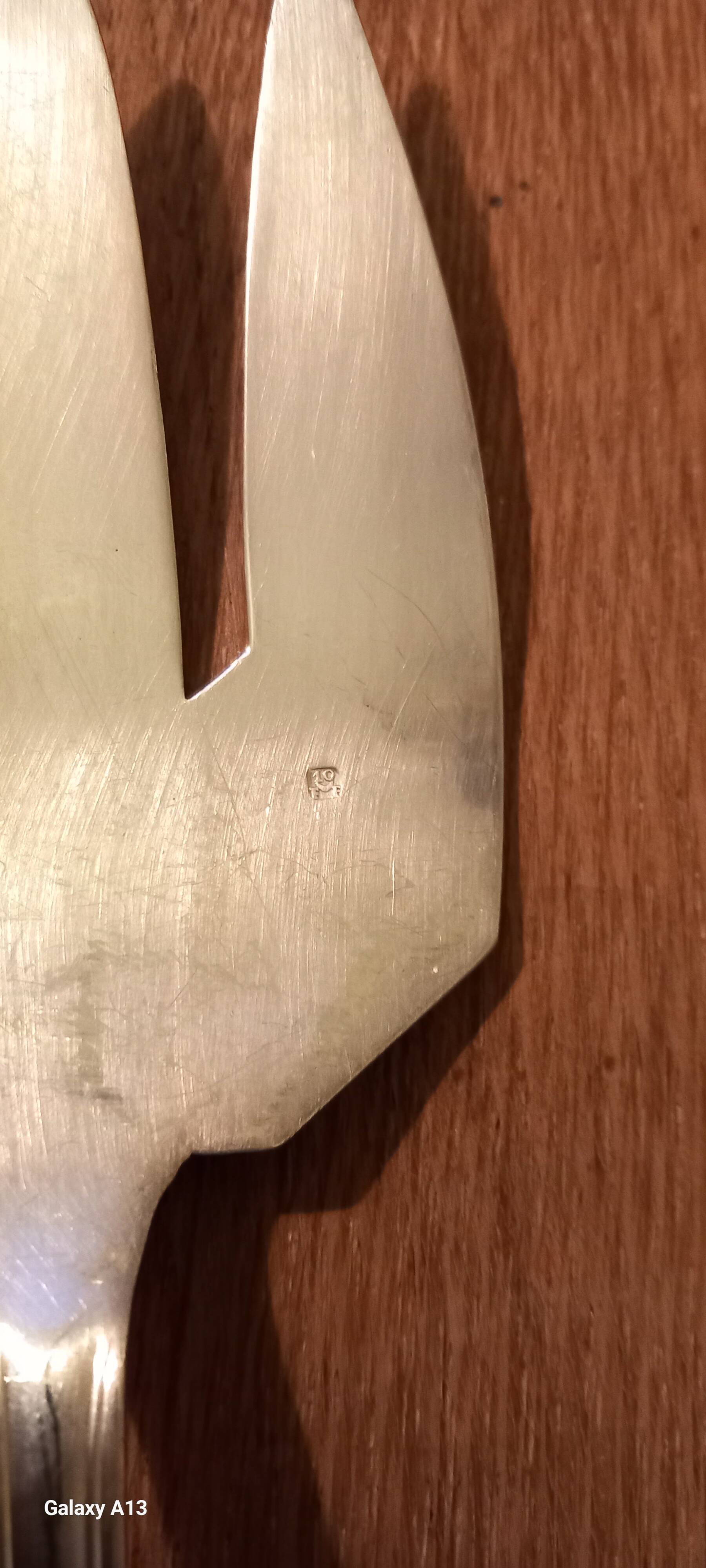 SILVER METAL FISH CUTLERY FRIONNET François