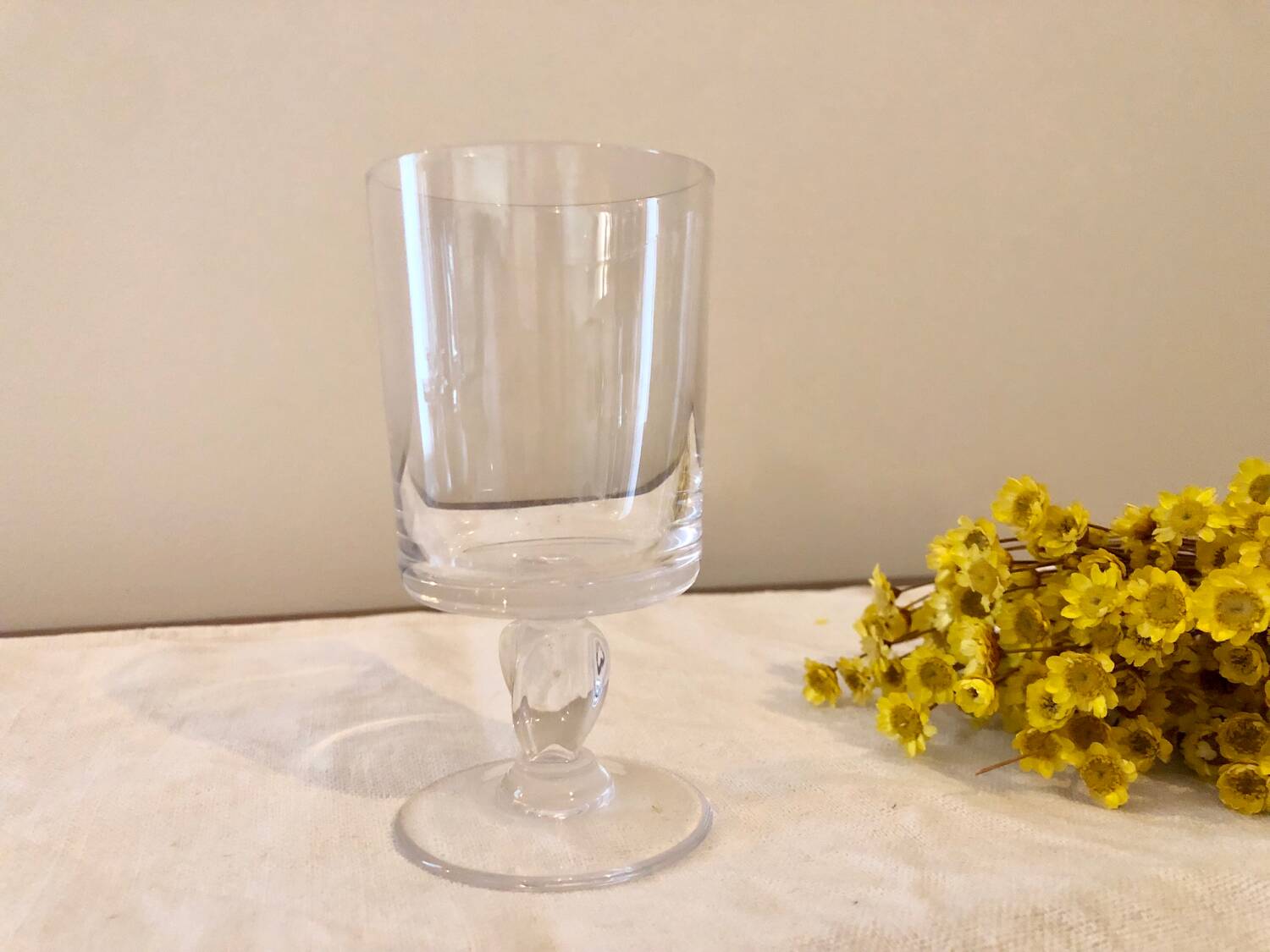 4 antique stemmed glasses
