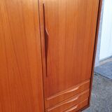 Vintage Scandinavian teak wardrobe