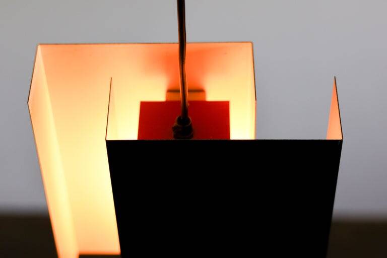 Suspension "Nippon" par Simon Henningsen pour Lyfa, Danemark, vers 1970.