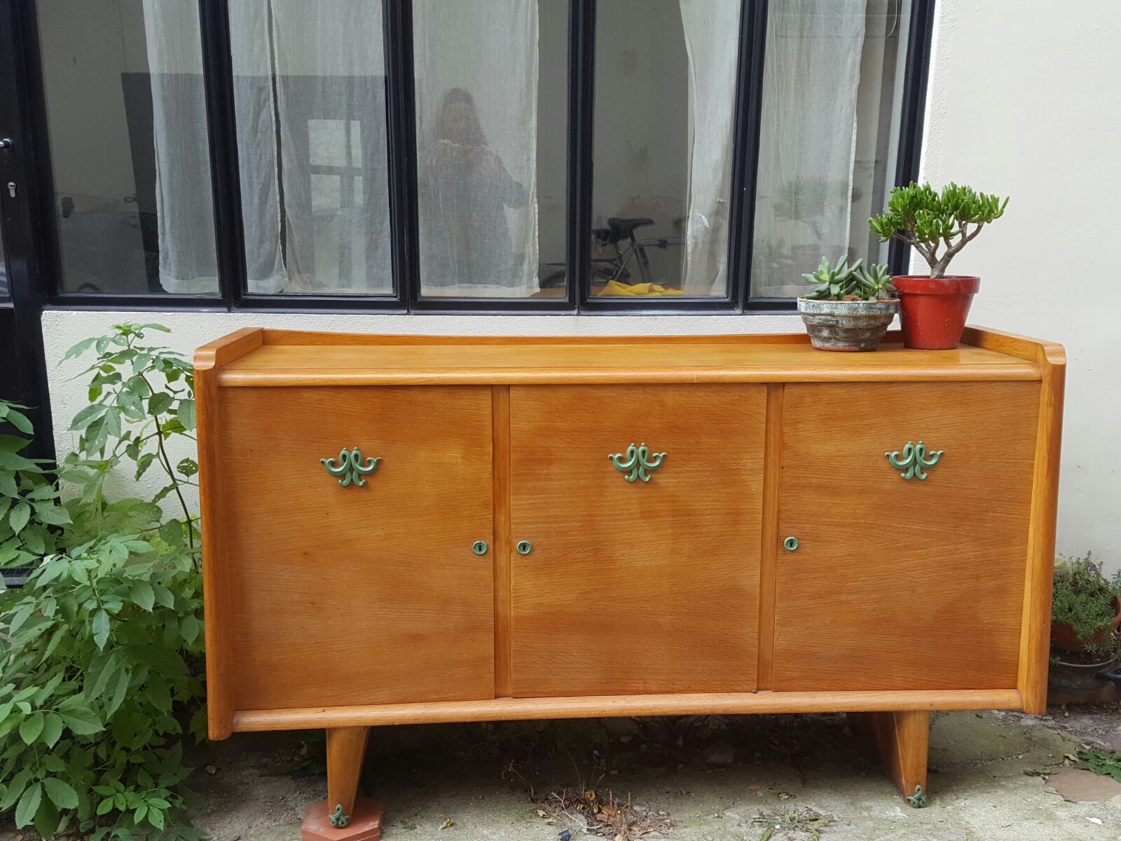 Buffet années 50 chêne