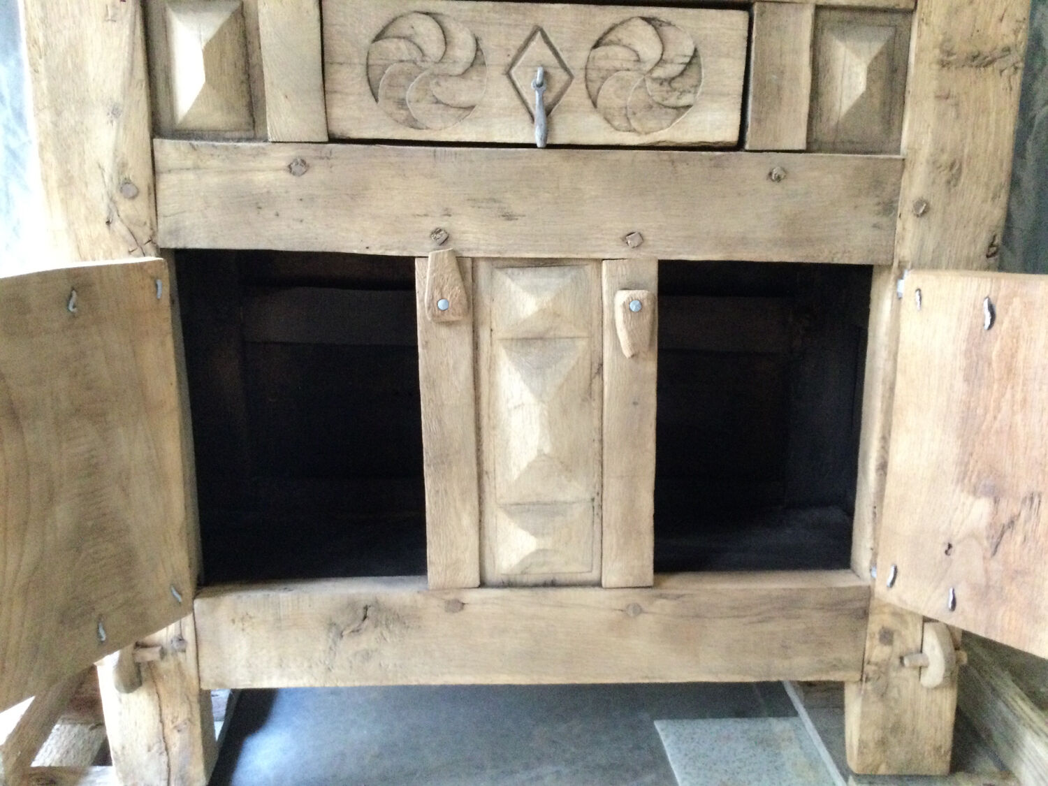 Furniture pantry folk art 18th century