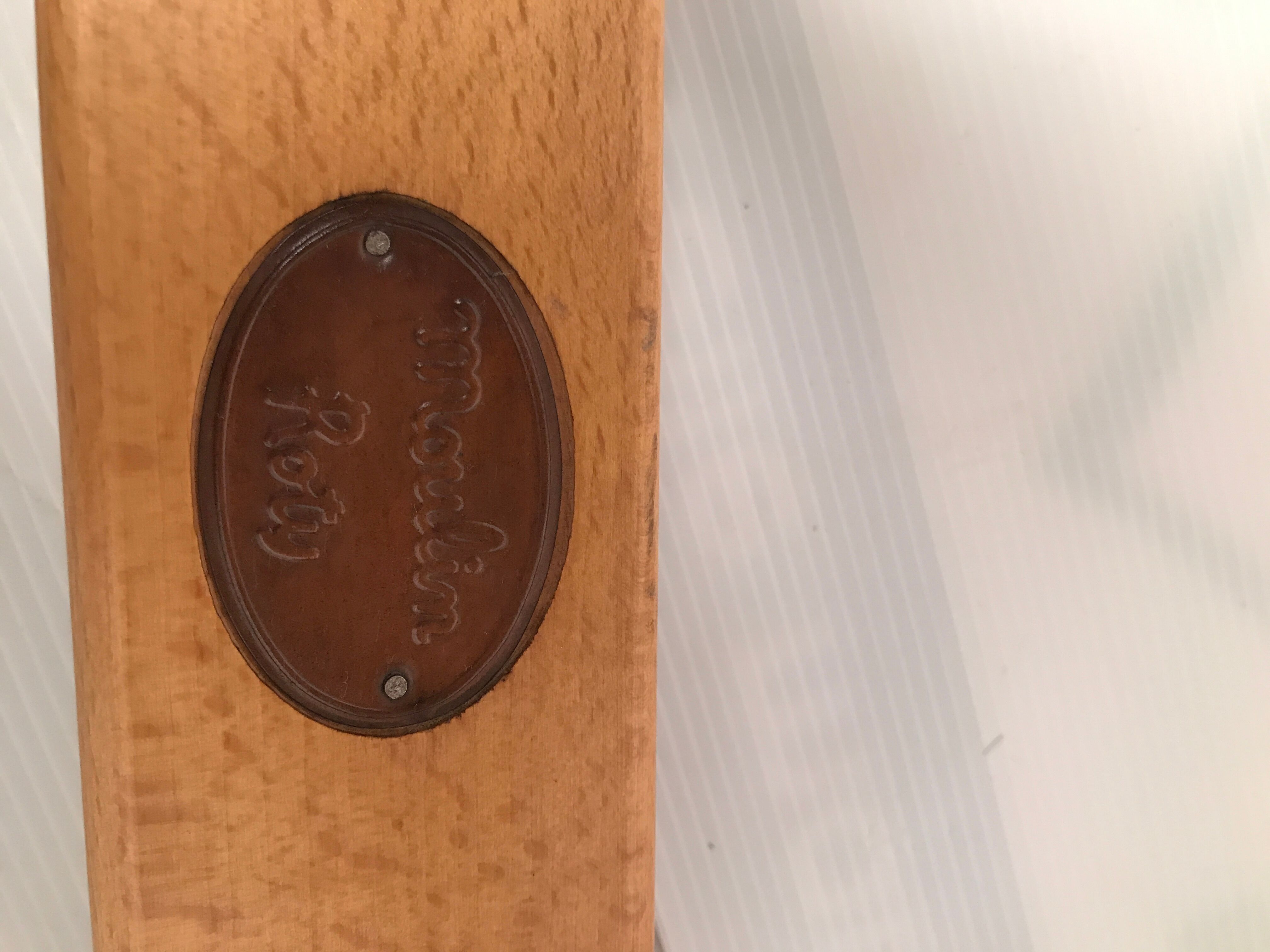 Rocking horse white wicker basket Moulin Roty